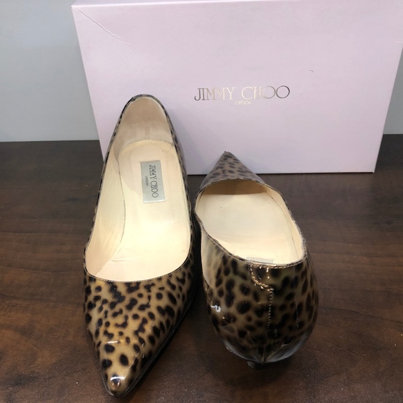 Jimmy Choo Shoes - Jimmy Choo Leopard Print Heel